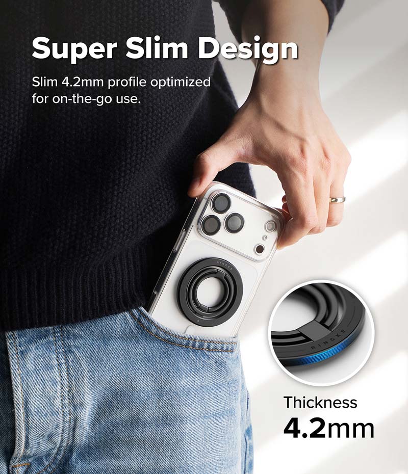 Giá đỡ từ tính RINGKE Dual Magnetic Smart Ring - Hàng Chính Hãng