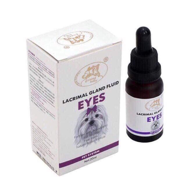 Trị chảy nước mắt cho chó, mèo thú cưng dang siro uống (Lacrimal Gland Fluid Eyes)