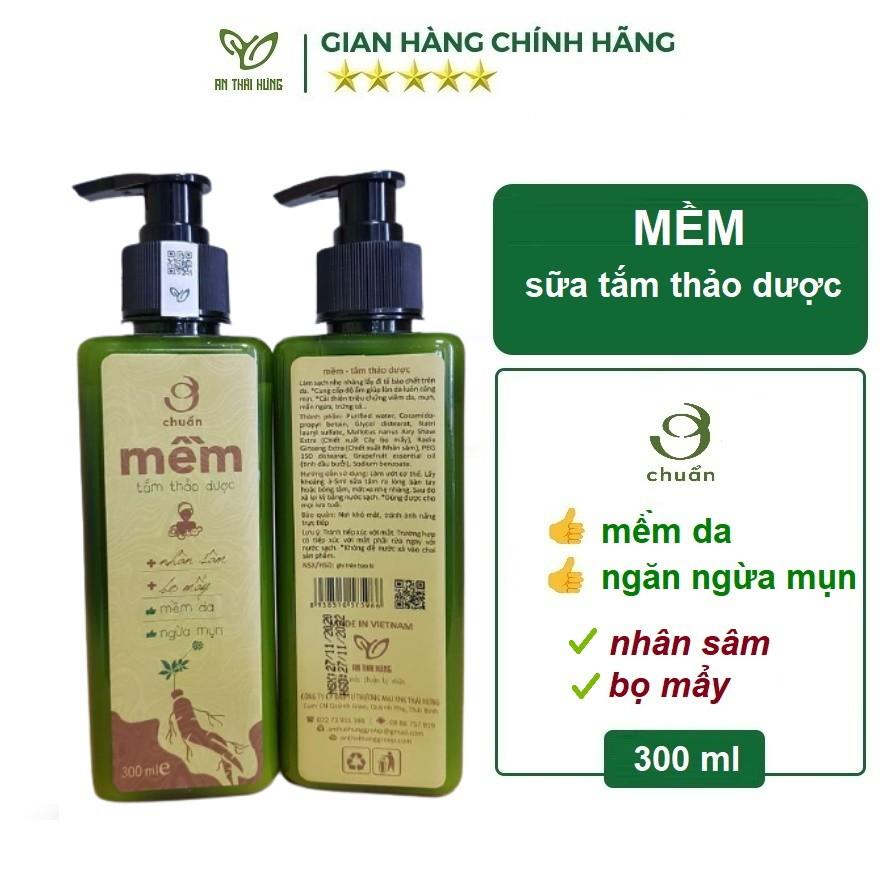 MỀM - Sữa tắm thảo dược An Thái Hưng - 300ml mềm da, ngăn ngừa mụn