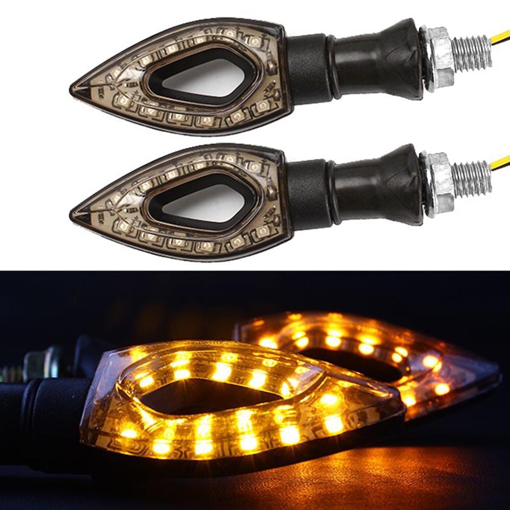 1 cặp đèn xi nhan 12 bóng LED chống nước thông dụng cho xe máy

