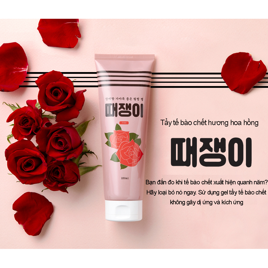 Gel tẩy tế bào chết body Tae Jaeng Yi Body Peeling Gel - Pink