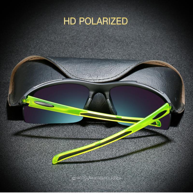 Kính râm đi xe đạp dành cho nam Bảo vệ Kính mắt phân cực Đi xe đạp Chạy bộ Kính râm thể thao Kính đi xe Kính mắt Oculos De Sol Color: C4 Sunglasses Eyewear Size: One Size