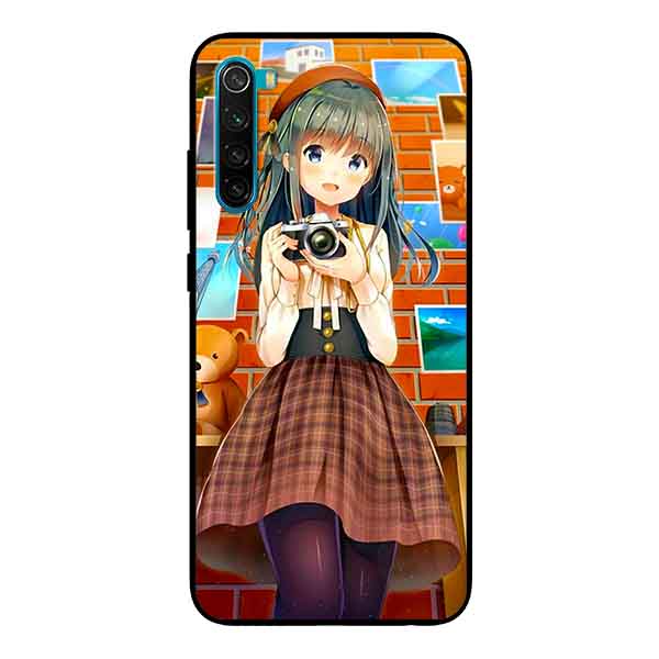Hình ảnh Ốp Lưng in cho Xiaomi Redmi Note 8 Mẫu Girl Anime 11 - Hàng Chính Hãng