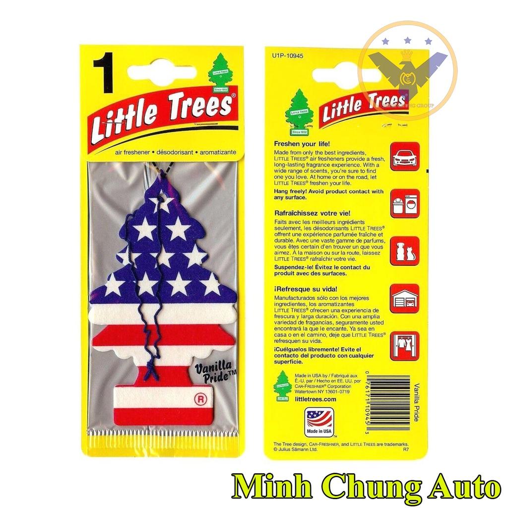 Túi thơm treo ô tô hình cây thông Little Trees khử mùi nội thất