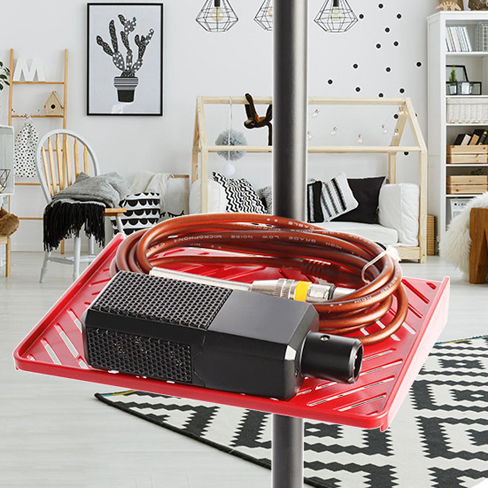 Mic Stand Soundcard Tray Detachable Sound Card Rack for Live Performance