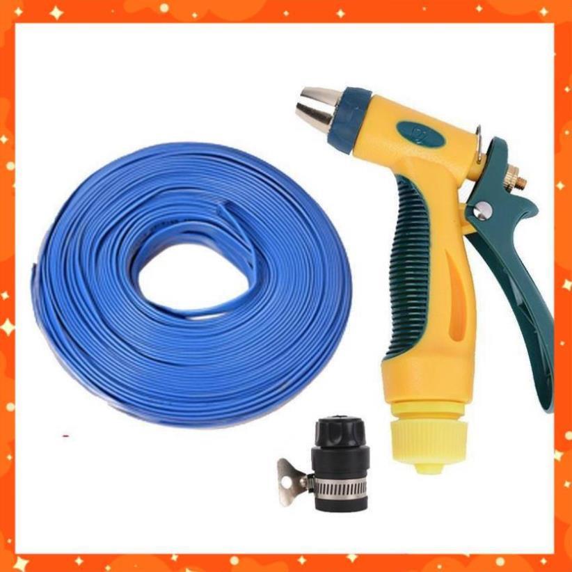 Bộ dây vòi xịt nước rửa xe,tưới cây tăng áp 3 lần 3-5m