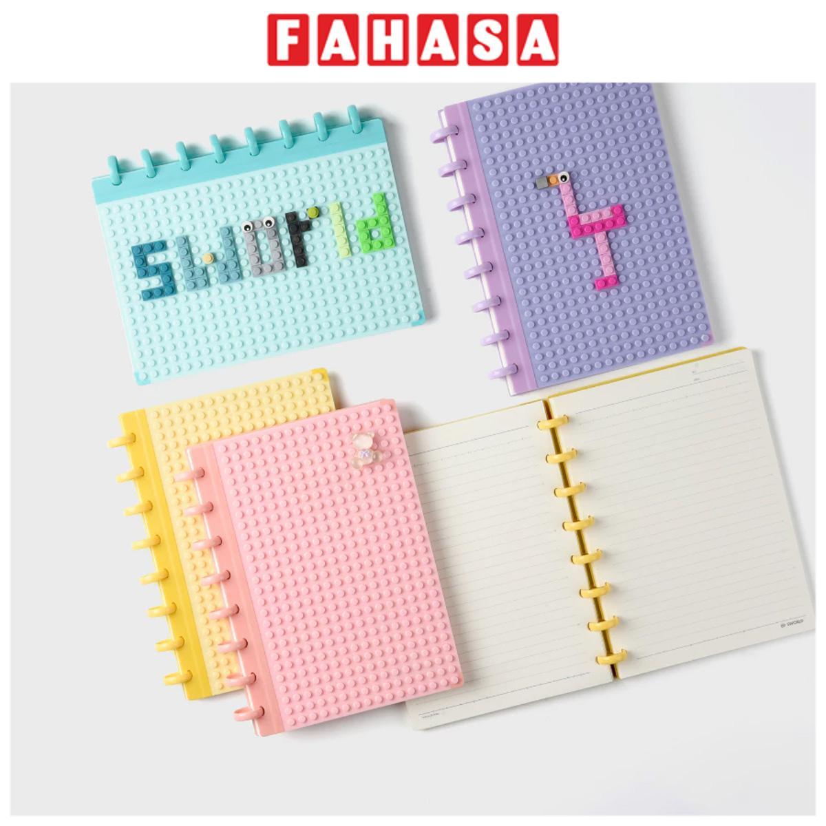 Sổ Tay Lego A5 - 160 Trang 80gsm - Giấy Tách Rời - Sworld IP4468-YE - Yellow