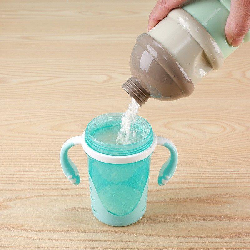 Hộp chia sữa, hộp chia đồ ăn 3 ngăn, 3 tầng cho bé bằng nhựa cao cấp không chứa BPA an toàn cho bé yêu