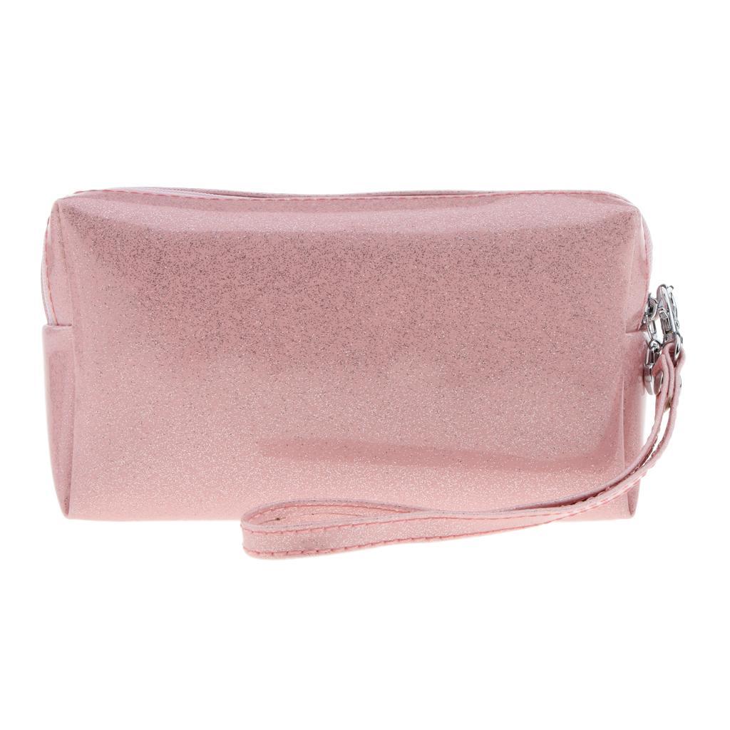 Waterproof PU Travel Cosmetic Organizer Toiletry Case Wash Storage Bag