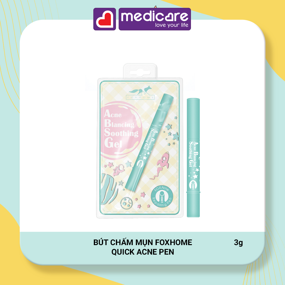 Gel Chấm Mụn F.O.X Dạng Xoay 2.3ml