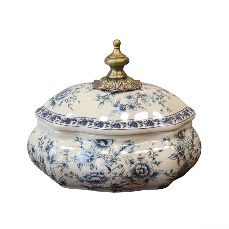 Hũ đựng bánh kẹo kiểu dáng lạ mặt mang phong cách tân cổ điển sang trọng CB30-HK