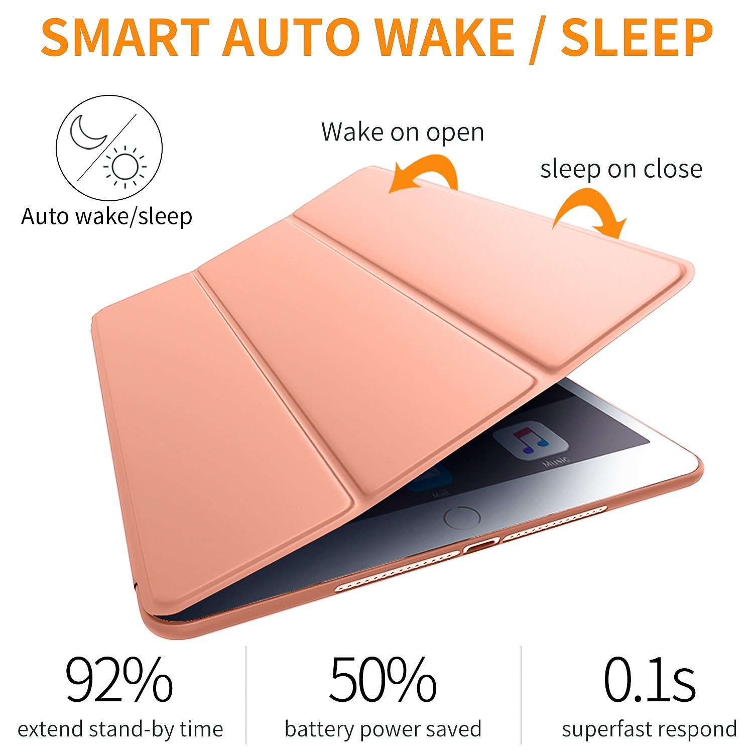 Bao da PKCB silicone dẻo - Smart cover dành cho iPad Air 3 10.5 inch - Hàng Chính hãng