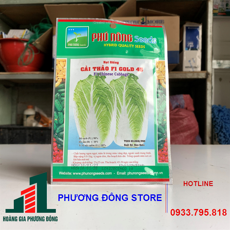 Combo 5-10 gói hạt giống rau cải thảo chất lượng , năng suất cao, dễ trồng