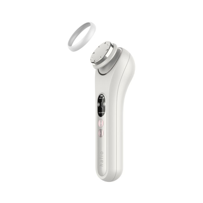 Máy Đẩy Tinh Chất Dưỡng Trắng Nóng Lạnh Halio Ion Hot &amp; Cool Beauty Device - Màu Coral- Hàng Chính Hãng