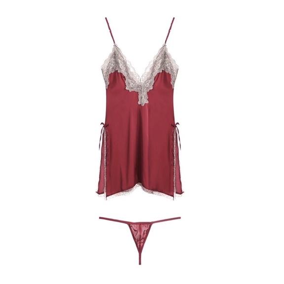 Váy ngủ hai dây lụa sexy cao cấp