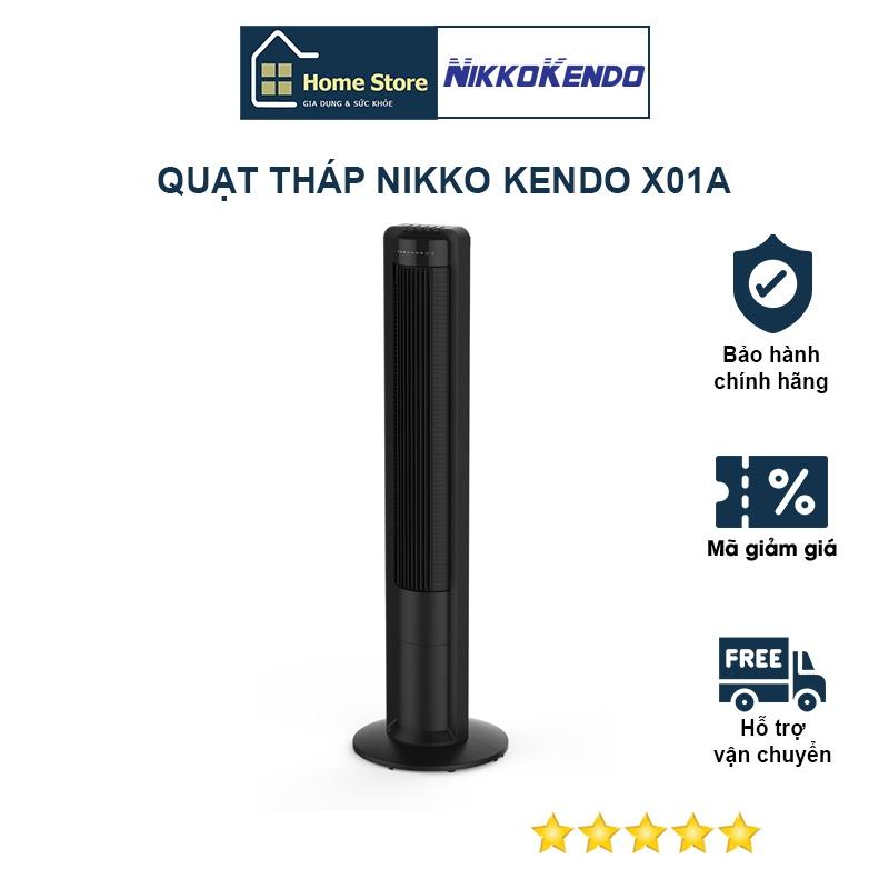 Quạt tháp không cánh màu đen Nikkokendo X01A công nghệ Nhật Bản - Hàng chính hãng