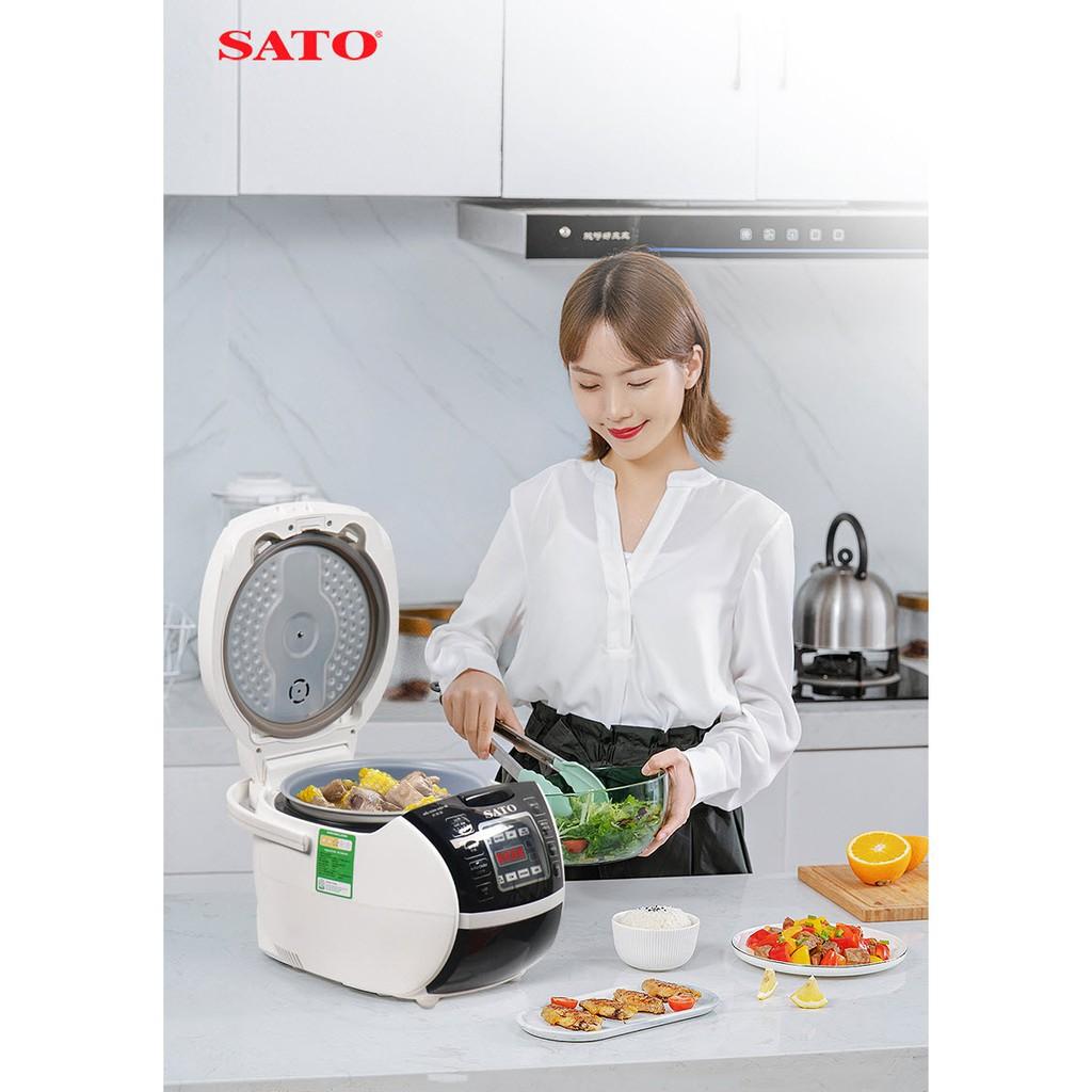 Nồi cơm điện tử SATO 18DT026 - 1.8L. Hàng chính hãng.