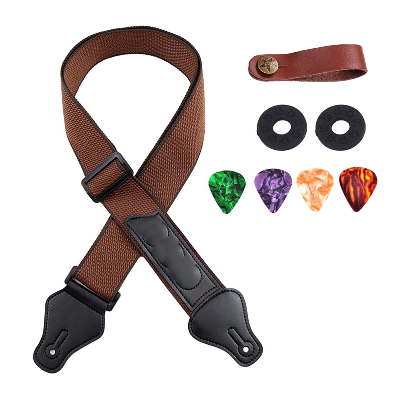 Electric Guitar Strap Guitar Strap for Acoustic Guitar Leisure Lengthened Professional for Mandolin Replacement Beginner
