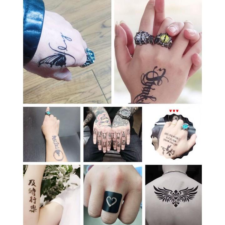 KHUÔN VẼ HENNA DÙNG NHIỀU LẦN( INBOX CHỌN KHUÔN)( không kèm mực)