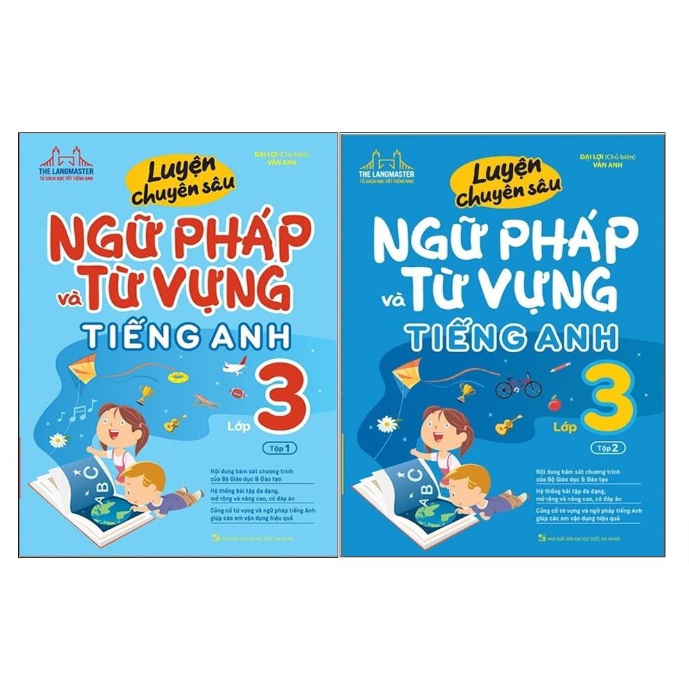 Sách - Combo Luyện chuyên sâu ngữ pháp và từ vựng Tiếng Anh 3