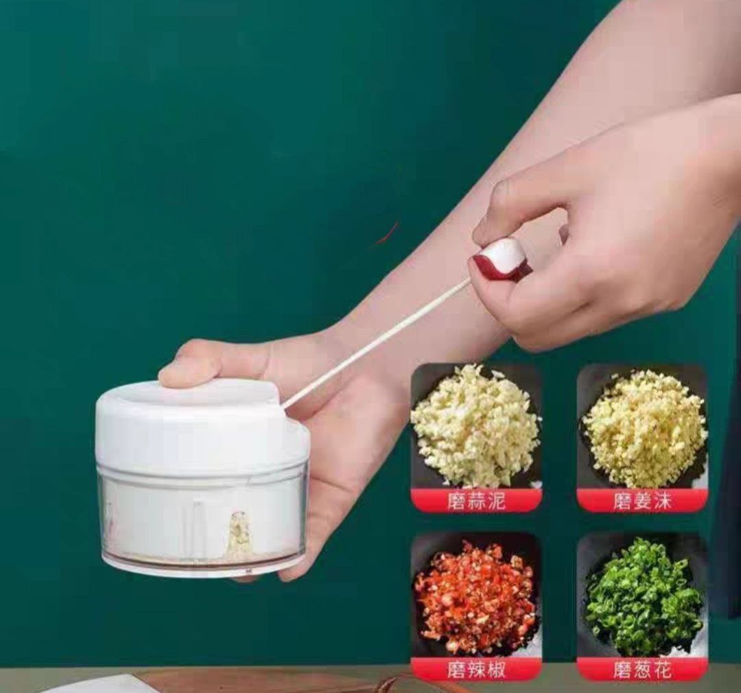 MÁY XAY TỎI GIA VỊ KÉO DÂY MINI THÔNG MINH
