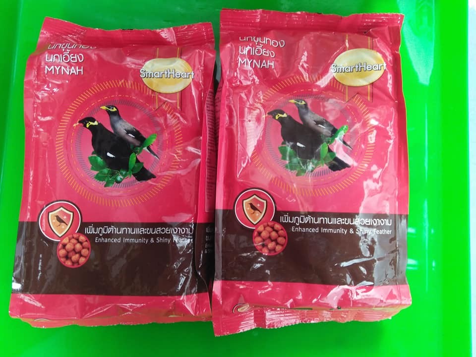 Combo 4 Cám Ớt SmartHeart 400g Thức Ăn Cho Chim Nhồng, Sáo, Cưỡng, Két