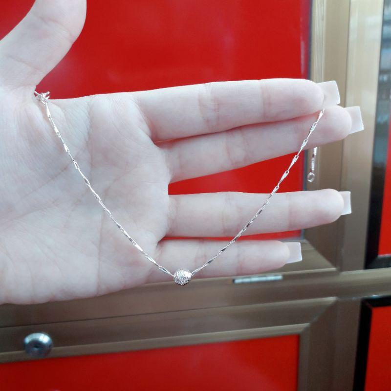 Lắc chân phối bi bạc cao cấp YN JEWELRY