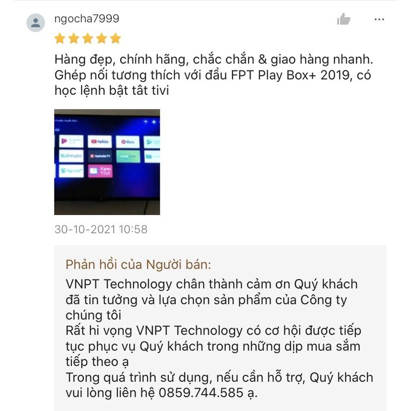 Điều khiển đầu thu Smartbox Android MyTV VNPT Technology có tìm kiếm giọng nói