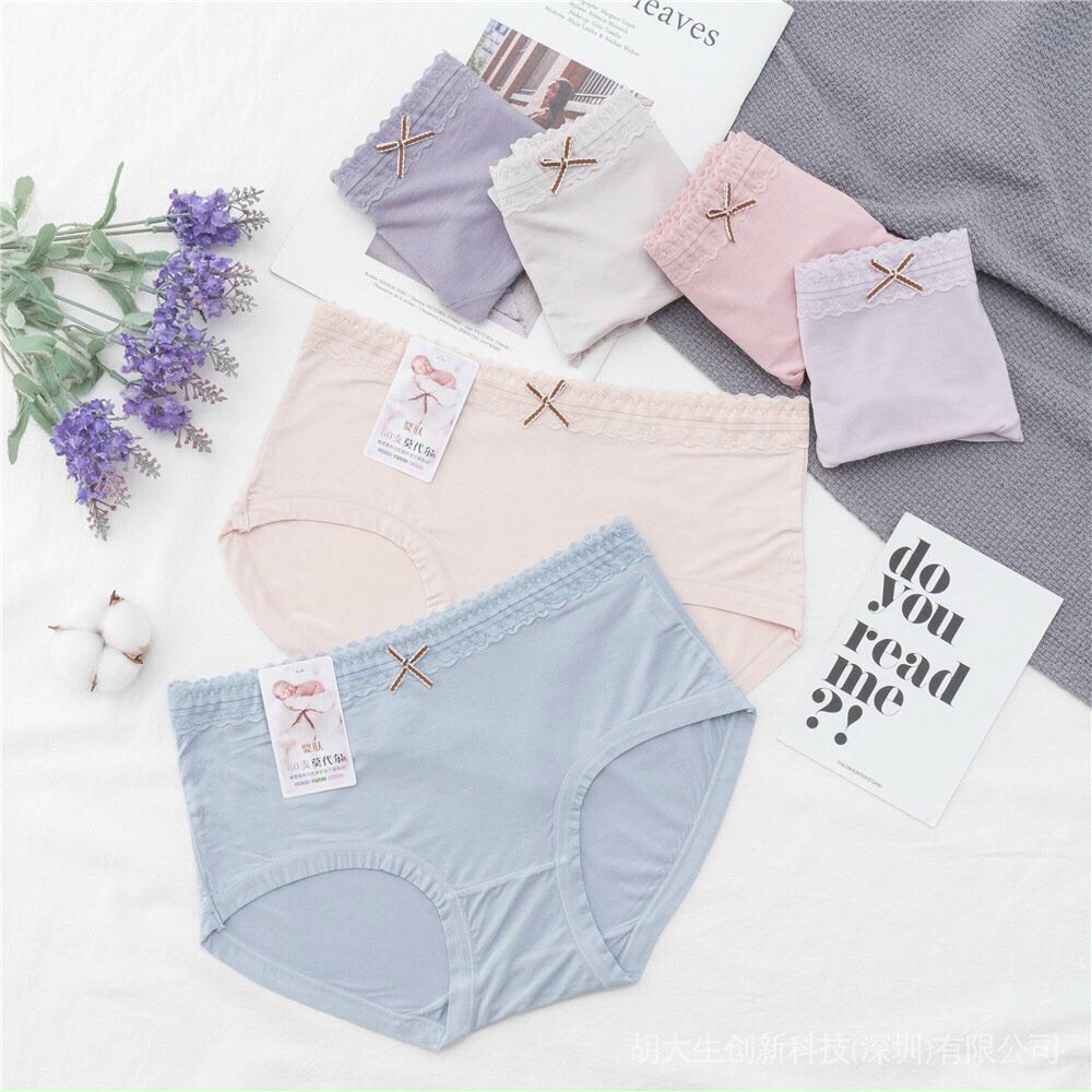 Combo 5 quần lót cotton nữ mềm mát