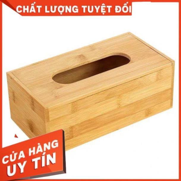 Hộp đựng giấy ăn tre trúc tự nhiên (hình vuông và chữ nhật