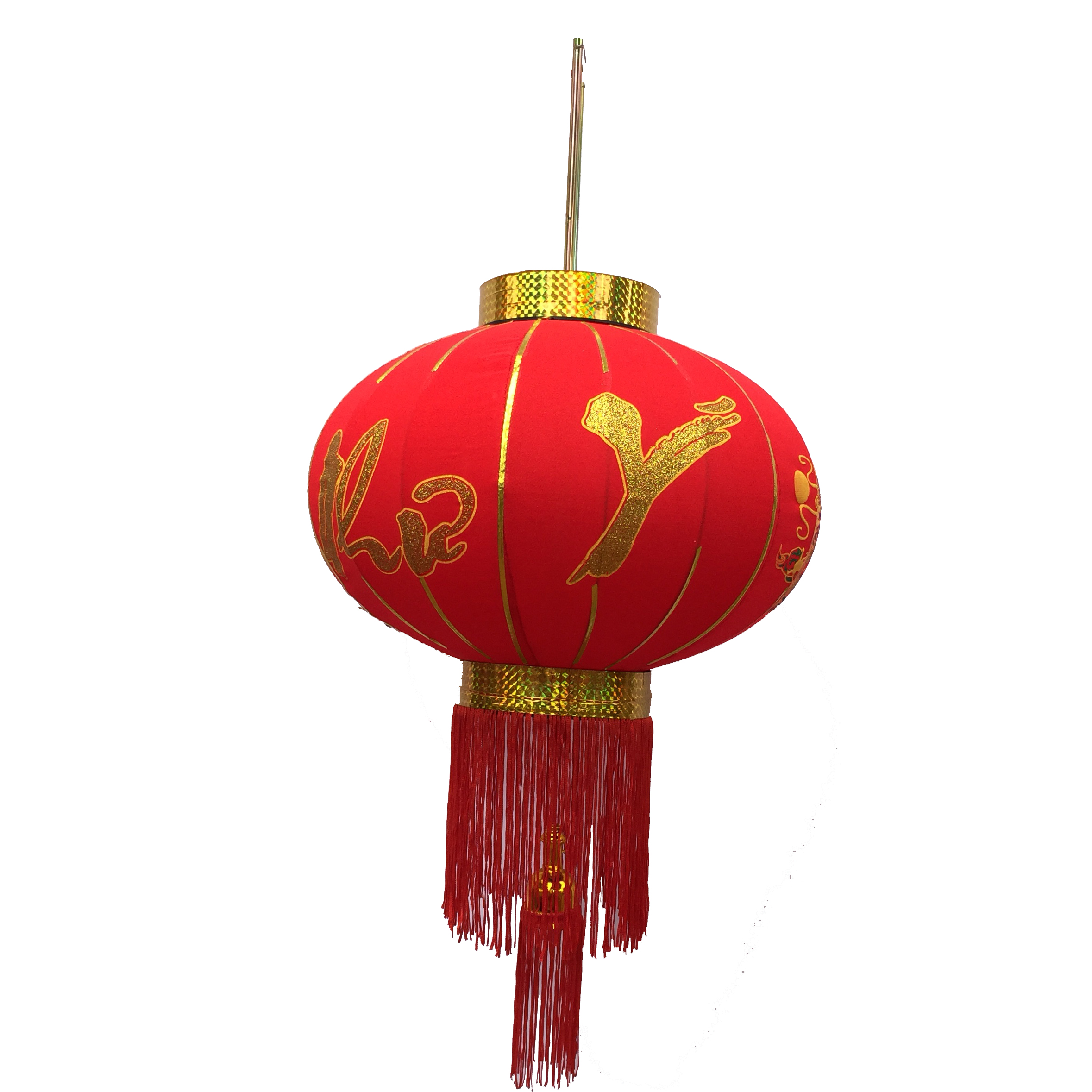 Đèn lồng đỏ Rồng Phượng đường kính 40cm  trang trí Tết