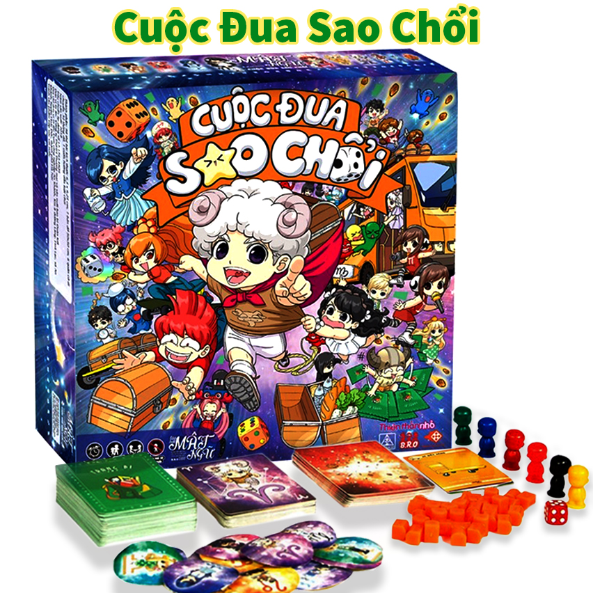 Bộ trò chơi Cuộc Đua Sao Chổi, Dòng Board Game Lớp Học Mật Ngữ 12 Cung Hoàng Đạo, Đồ Chơi Giáo Dục