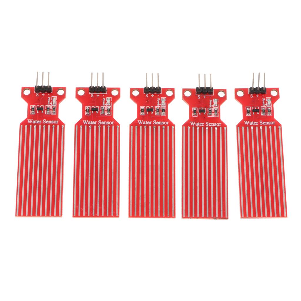5 Miếng Nước Mưa Cảm Biến Mức Chất Lỏng Cảm Biến Phát Hiện Cho Arduino