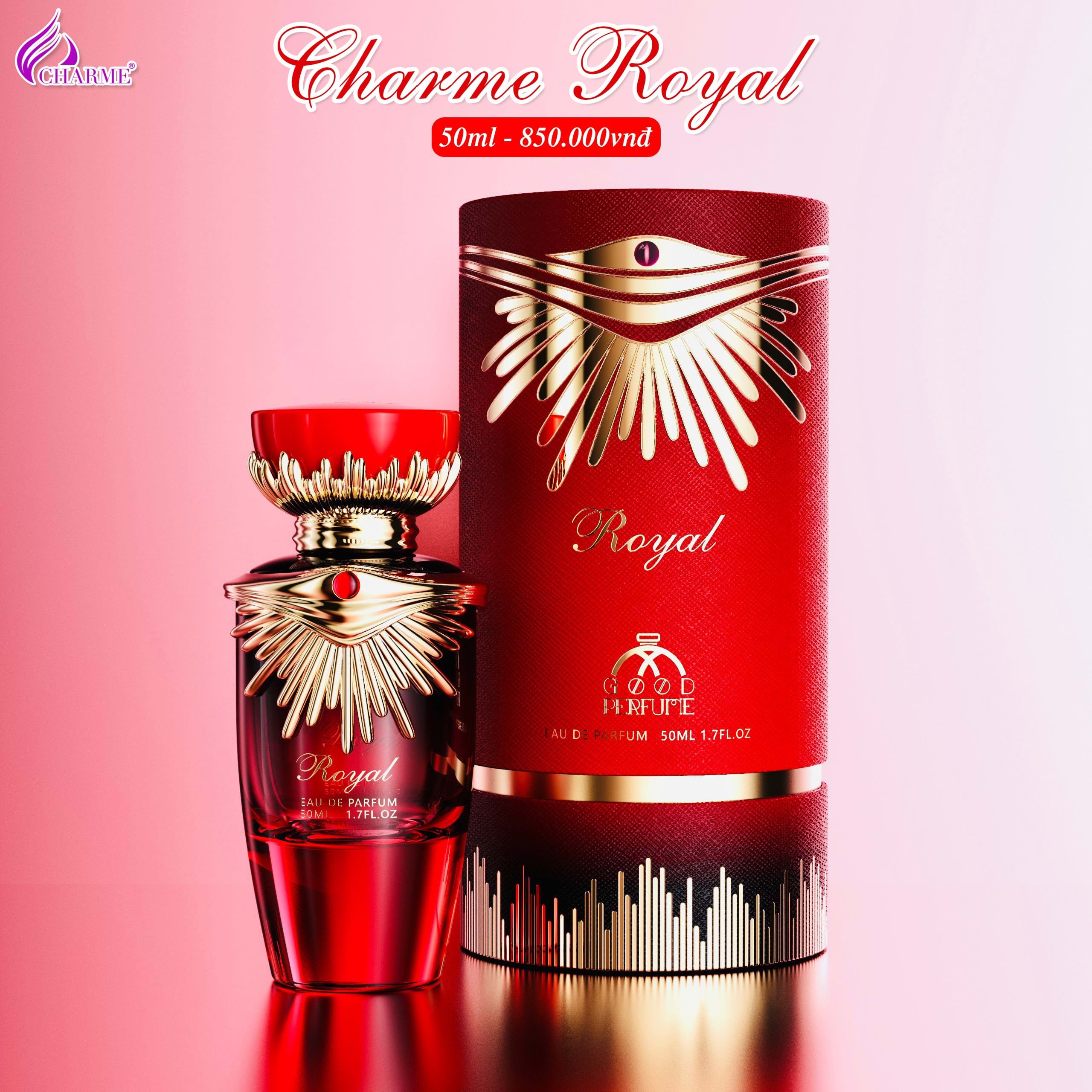 Nước Hoa Nữ Cao Cấp GOOD CHARME ROYAL 50ml Lưu Hương Lâu Quý Tộc, Sang Trọng_Nước Hoa Chính Hãng