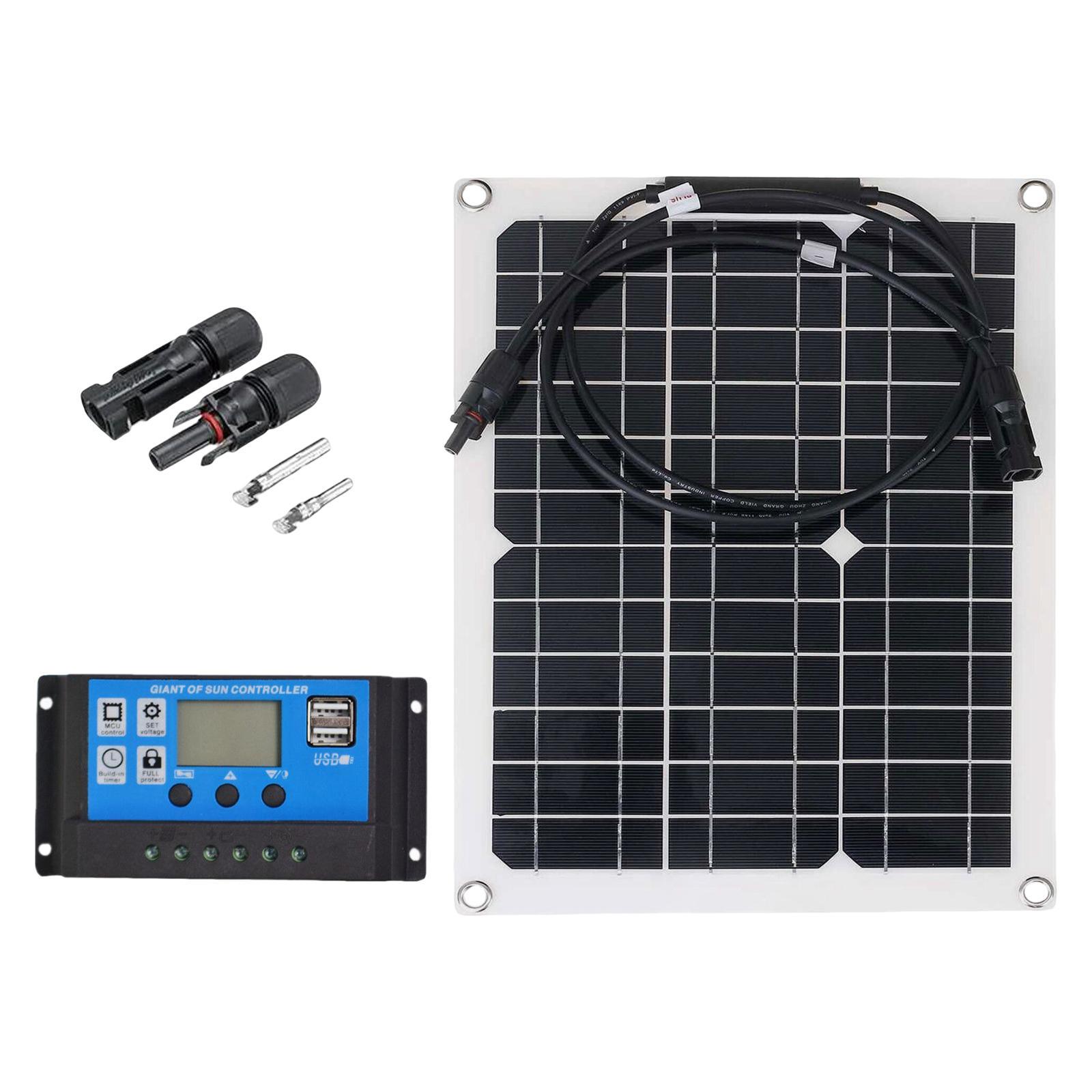 Solar Panel Monocrystalline Solar Powered Charger for Car Marine Cell Phone