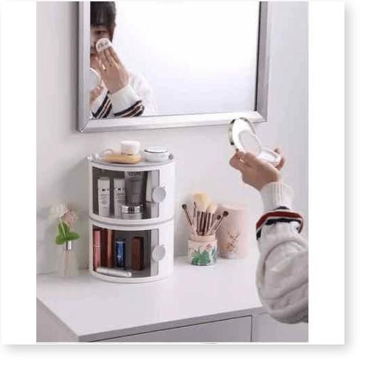 BỘ 2 HỘP ĐỰNG ĐỒ 2 TẦNG TREO TƯỜNG NHÀ VỆ SINH OUSUWO
