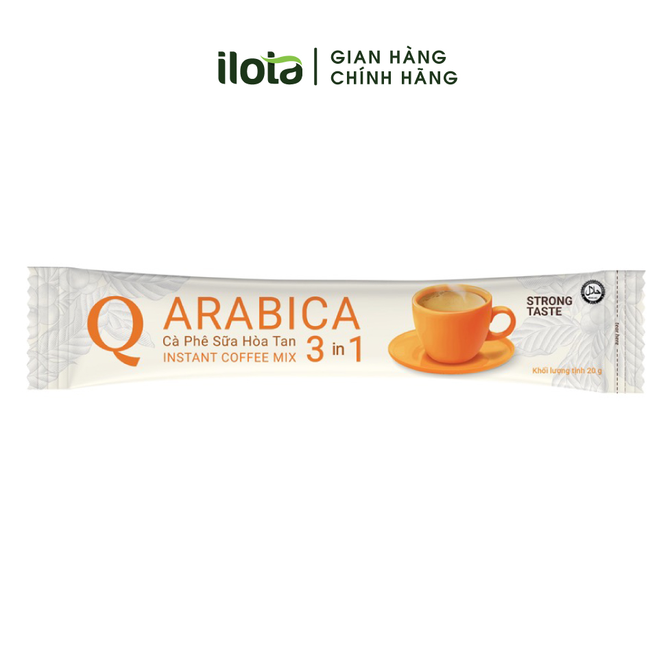 Cà phê Hòa tan 3in1 Arabica cafe sữa uống liền (bịch 24 gói x 20gr) ca phe Trần Quang Việt Nam Coffee