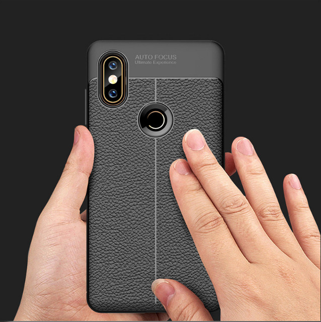 Ốp lưng Xiaomi Mi Mix 2s silicon giả da, chống sốc