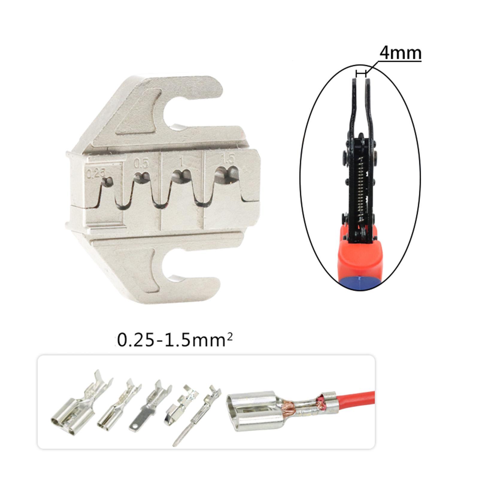 Crimping Tool Pliers Jaws Parts Professional Steel for Crimping Terminals