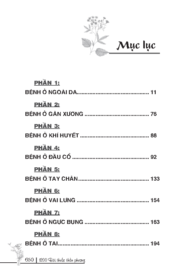Sách 1200 Bài Thuốc Thần Phương (Bác Sĩ Tốt Nhất Là Chính Mình)
