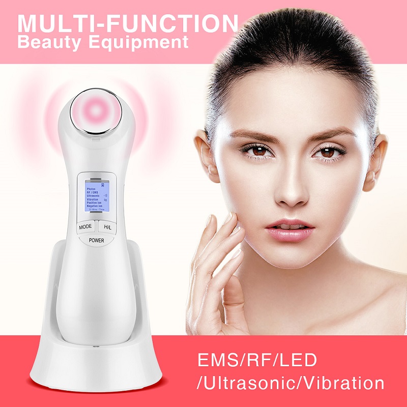 Máy năng cơ mặt  photon mini RF, máy di chất thẩm thấu dưỡng chất D3800 ( kèm bút massage mắt ) hàng nhập khẩu