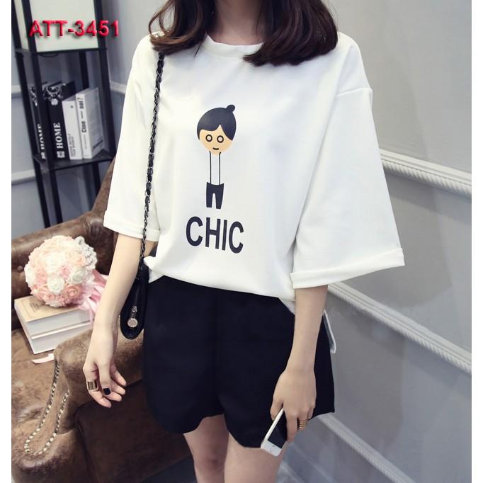 Aó thun nữ tay lỡ dày đẹp