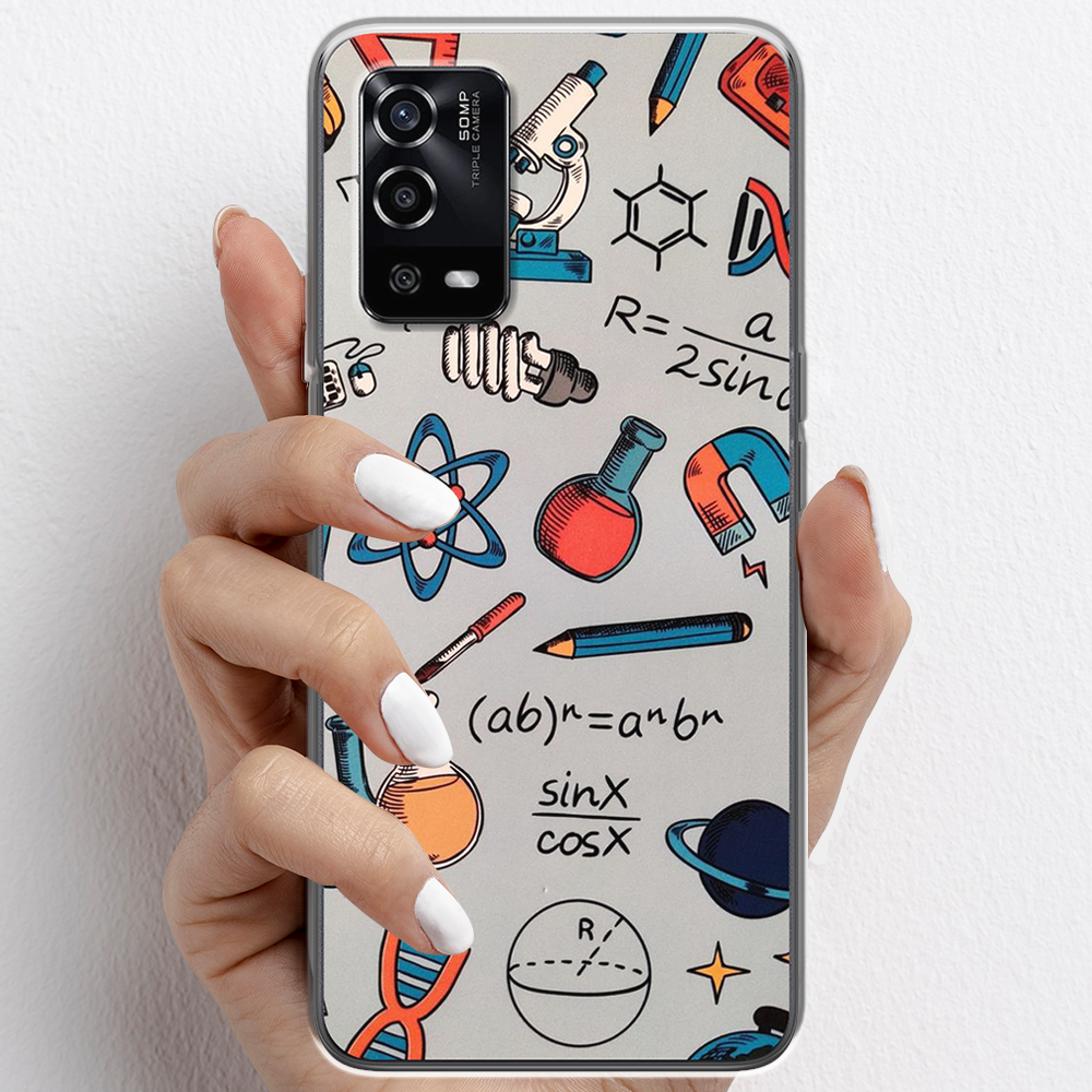 Ốp lưng cho Oppo A55, Oppo A95 nhựa TPU mẫu Dụng cụ hóa học