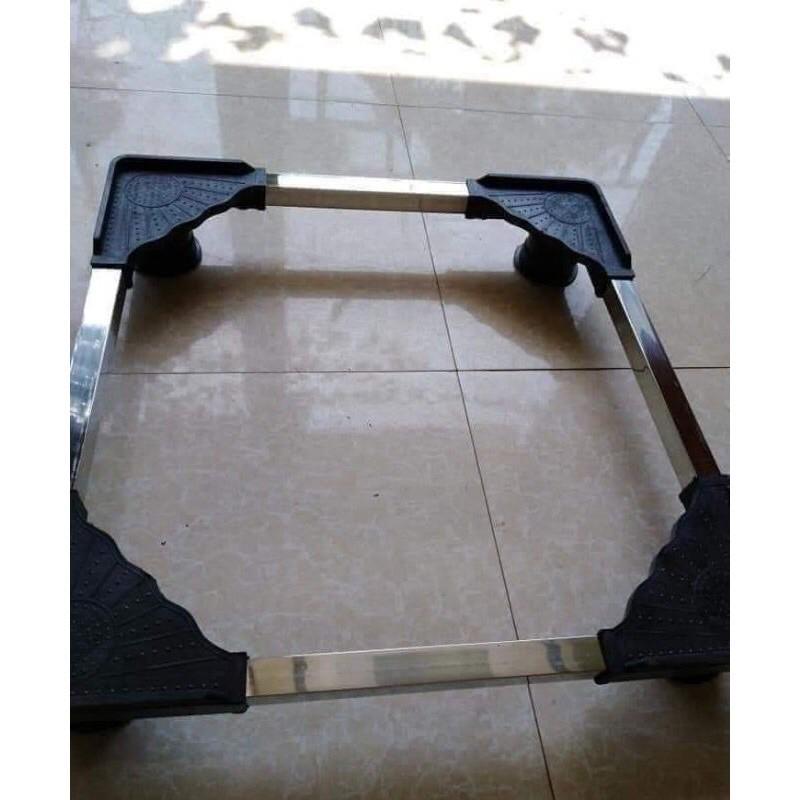Chân Kệ Tủ Lạnh, Chân Kệ Máy Giặt Inox Đa Năng, Kệ Để Máy Giặt, Kệ Tủ Lạnh Thiết Kế Chắc Chắn