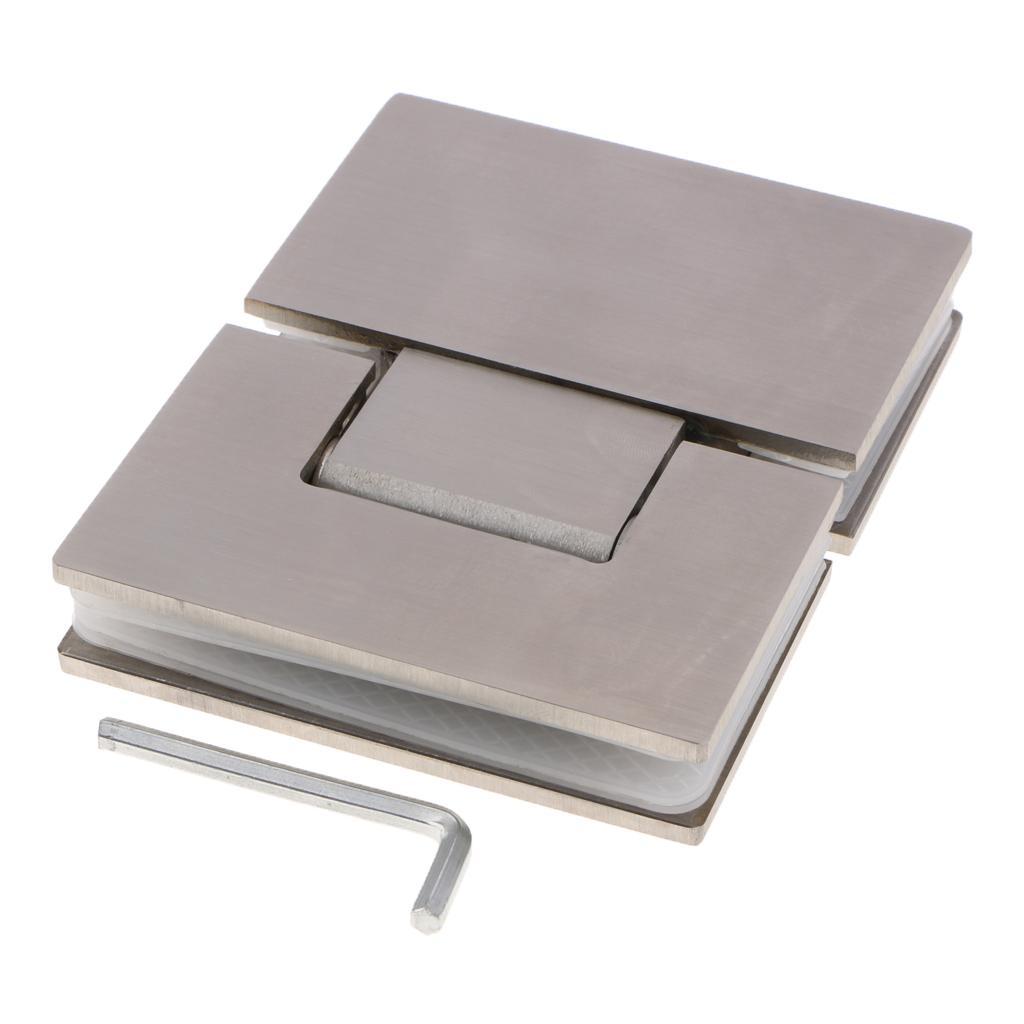 180 Degree Adjustable Glass Shower Hinges Tempered Glass Clamp Connector Shower Doors Hinges