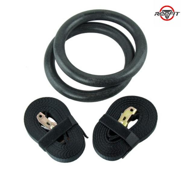 Bộ vòng xà tay tập thể lực Ring Dip reefit màu đen