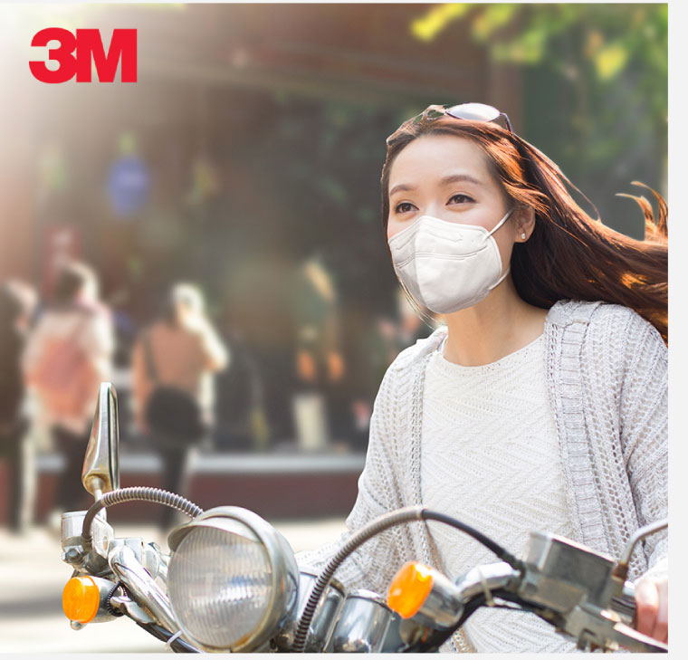 Khẩu trang 3M KF94 9013 Hộp 20 cái - Lọc bụi mịn PM2.5, kháng khuẩn (màu đen)