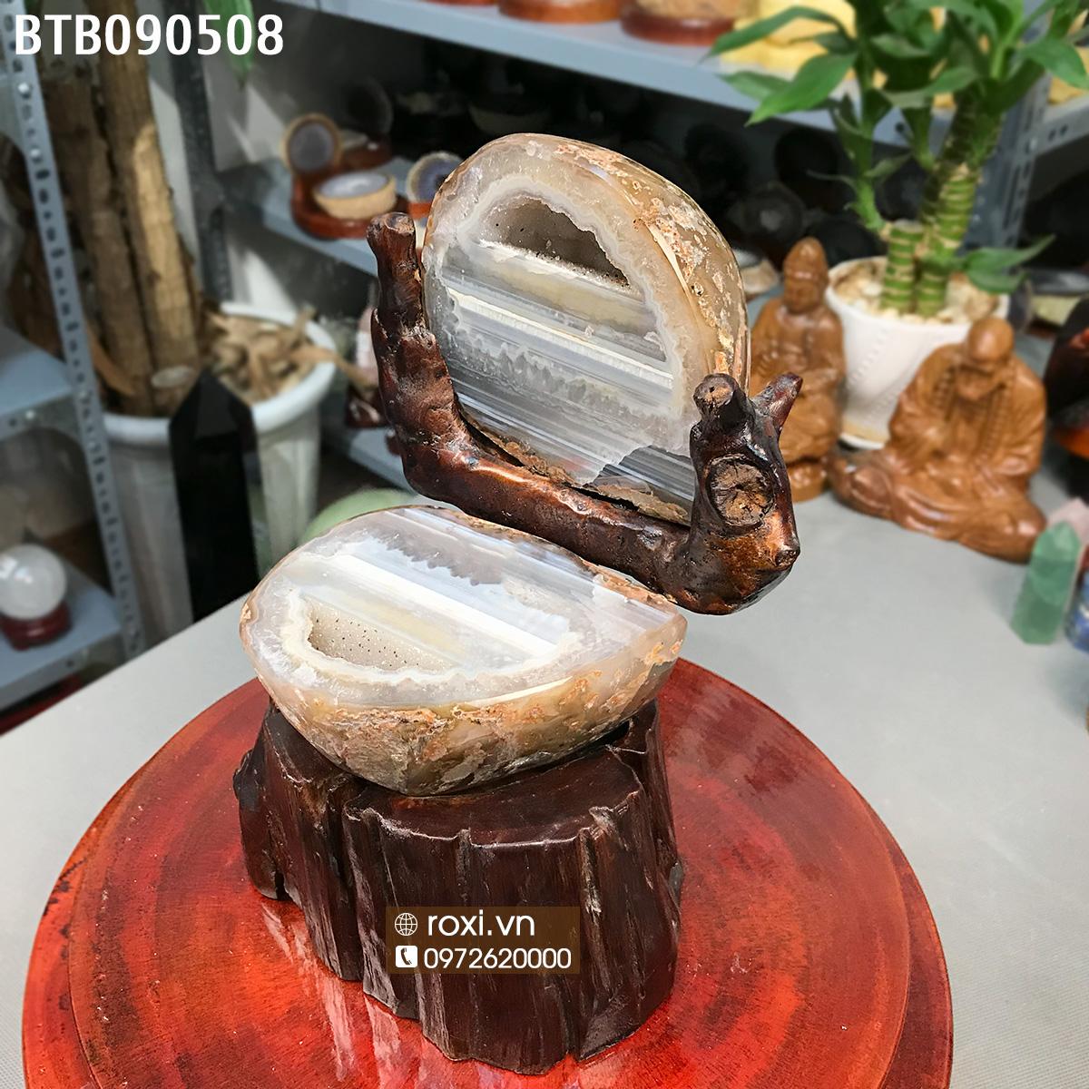 Bát Tụ Bảo Mã Não 1,64Kg