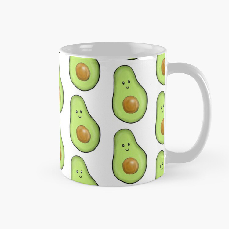 Cốc Quả Bơ Ly sứ hình Bơ Avocado