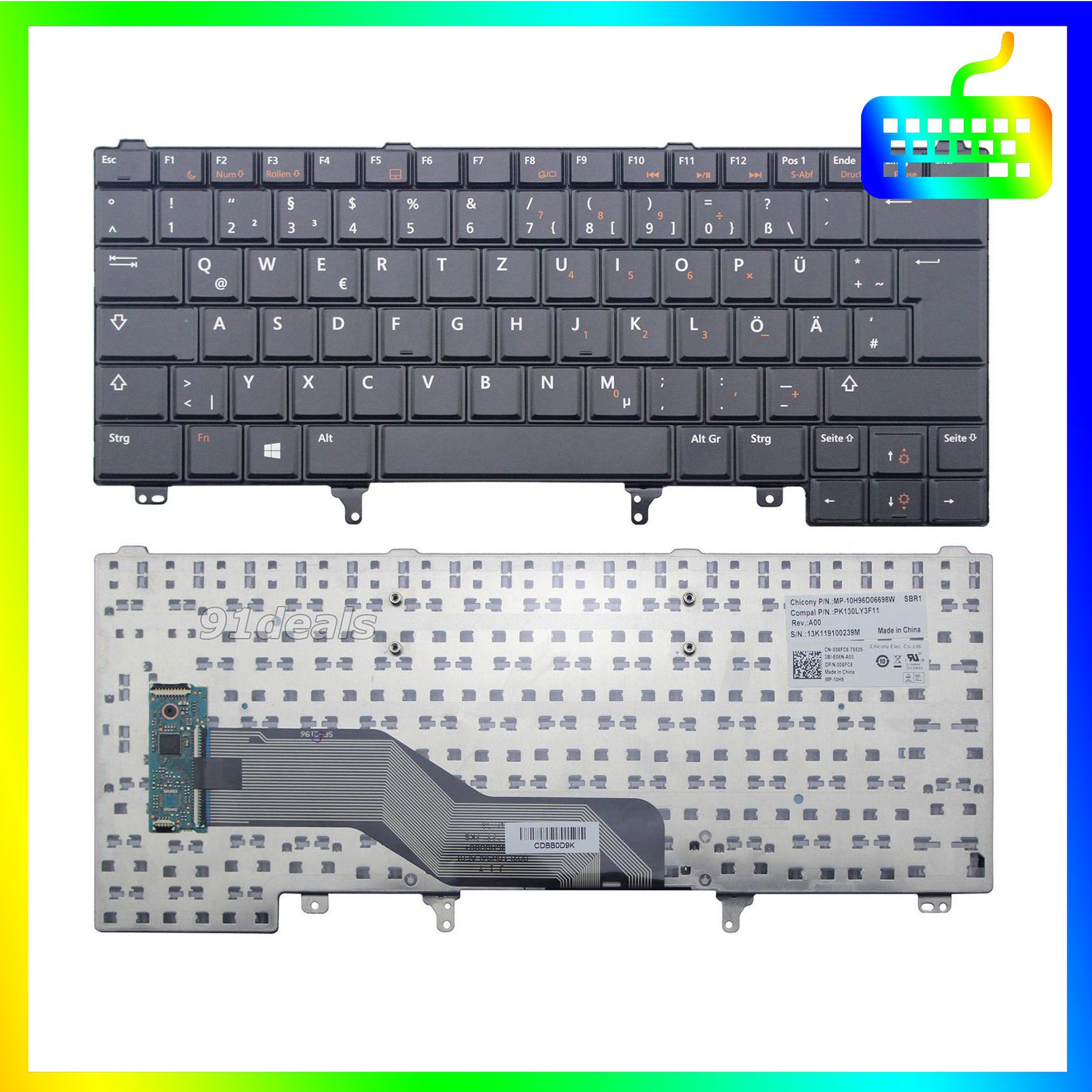 Bàn phím dành cho laptop Dell Latitude E5420 E5430 Không Led - Hàng Nhập Khẩu - Sản phẩm mới 100%